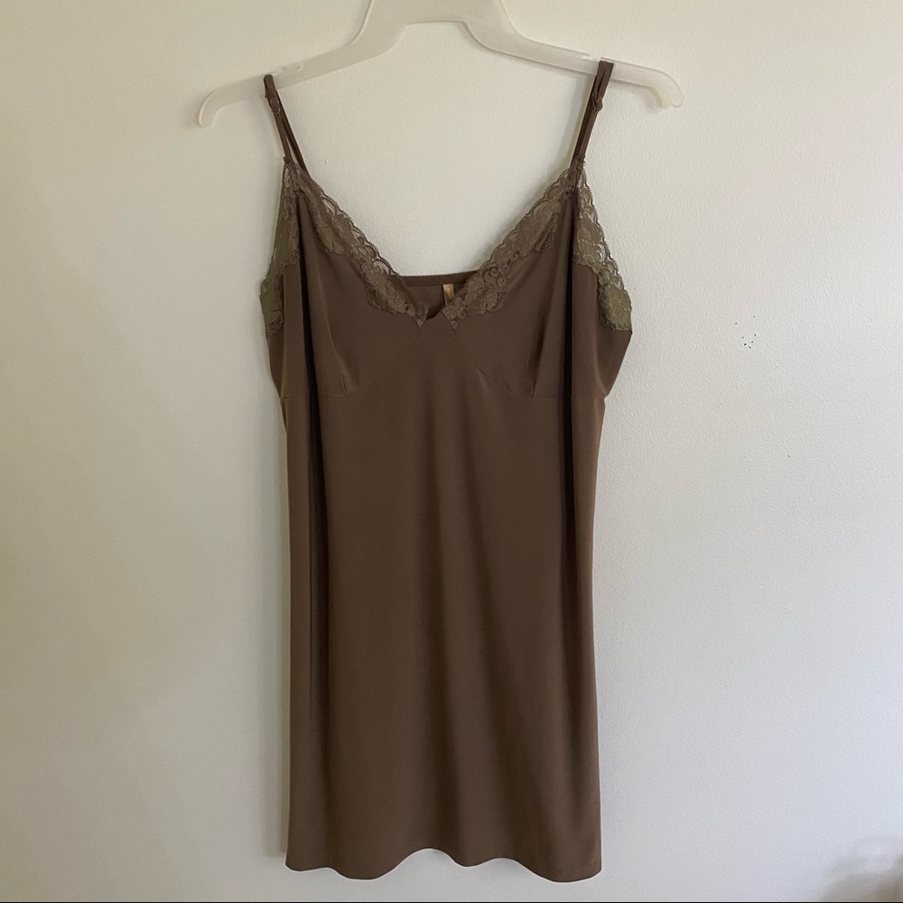 Brown Slip Dress